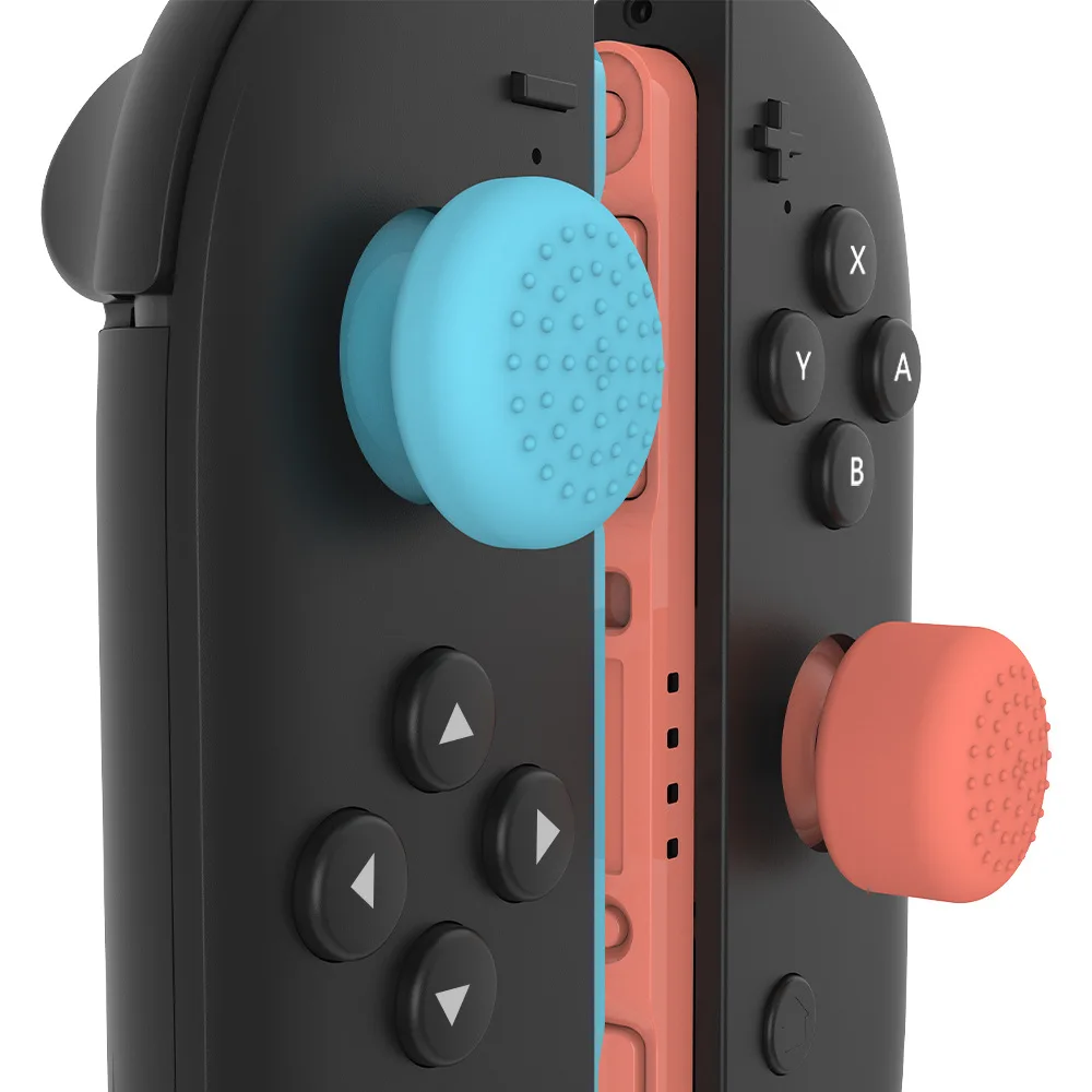 4/6 個の滑り止めシリコン親指グリップキャップスイッチ 2 Joy-Con コントローラジョイスティックカバー NS Switch2 ゲームアクセサリー