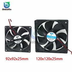 5V 12V 24V 48V 92mm 120mm 9225 12025 Sleeve/Ball Cooling Fan FG PWM USB 2PIN 3PIN 4PIN DC Cooler Fan for PC Computer Case