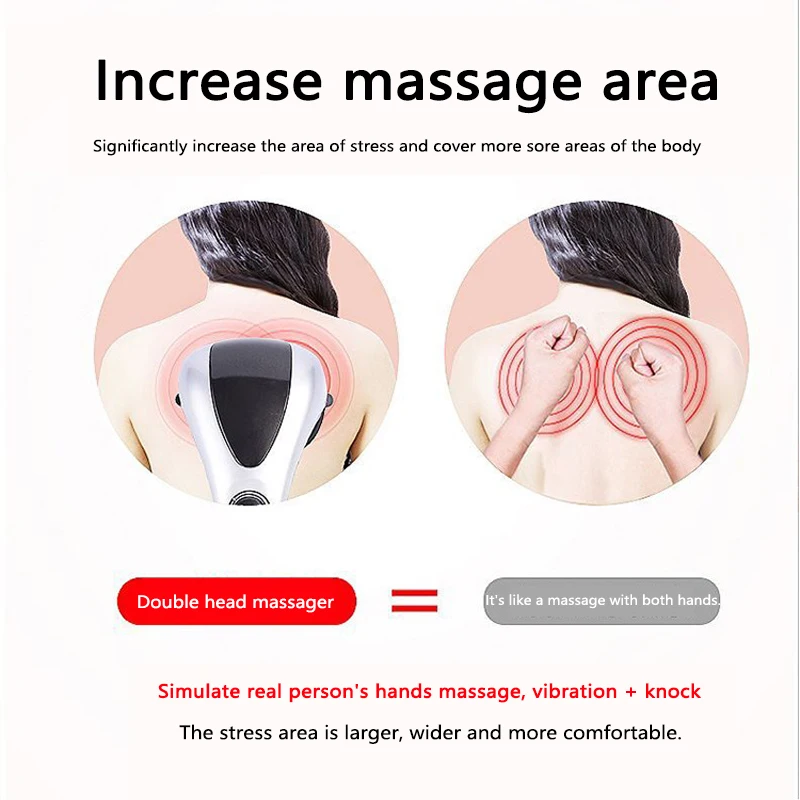 Abdominal Massager Abdominal Instrument Electric Vibration Massage Tool Physical Therapy Heating Burning Fat Weight Loss