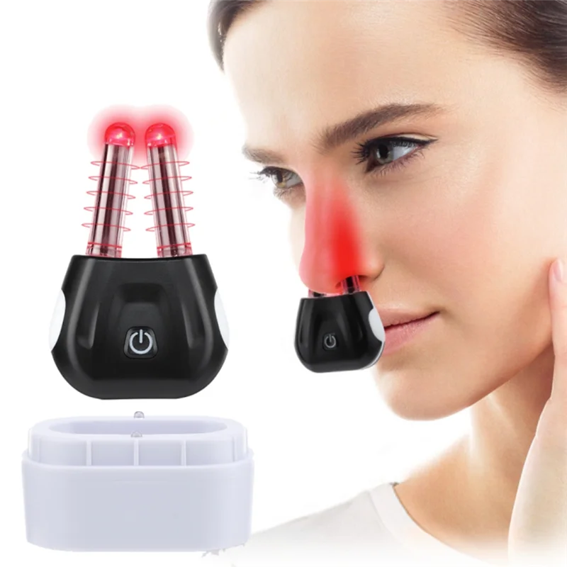 ABLE-Smart Dual UV Nasal Phototherapy Device Red Light Infrared Therapy Base For Chronic Rhinitis/Itchy/Runny Nose Sanitization