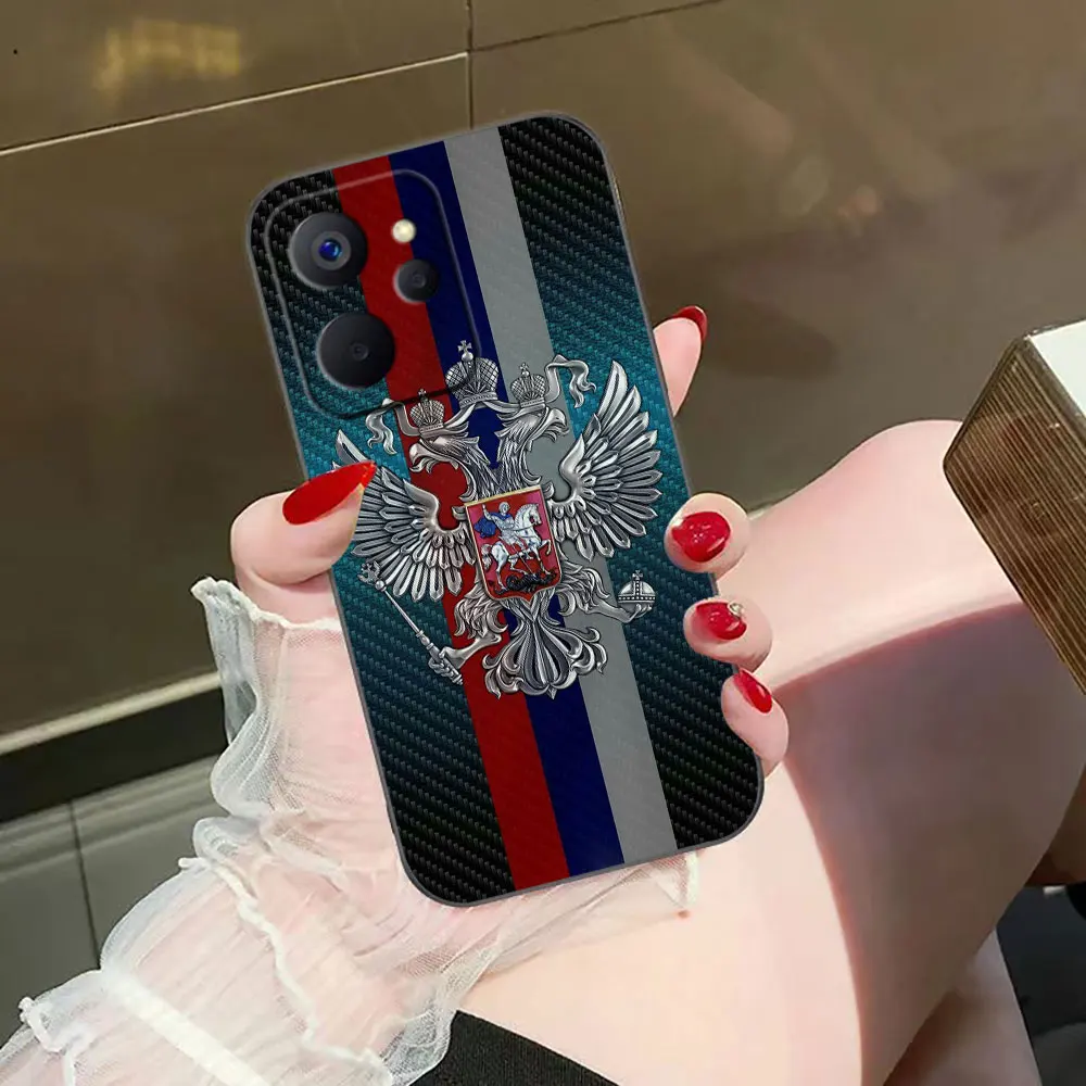 Russland Flaggen Emblem Benutzerdefinierte Foto Telefon Fall Für OPPO Realme 14 13 12 11 10 9I 8 8I 7 7I 6 5I 5S Pro Plus Silikon Fall Funda