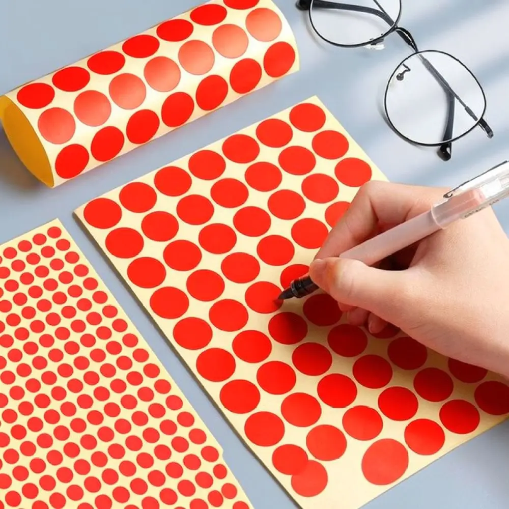 Colorful Circle Dot Sticker Labels Adhesive Coding Decals For Organizing Inventory Journal Scrapbook Office Tools