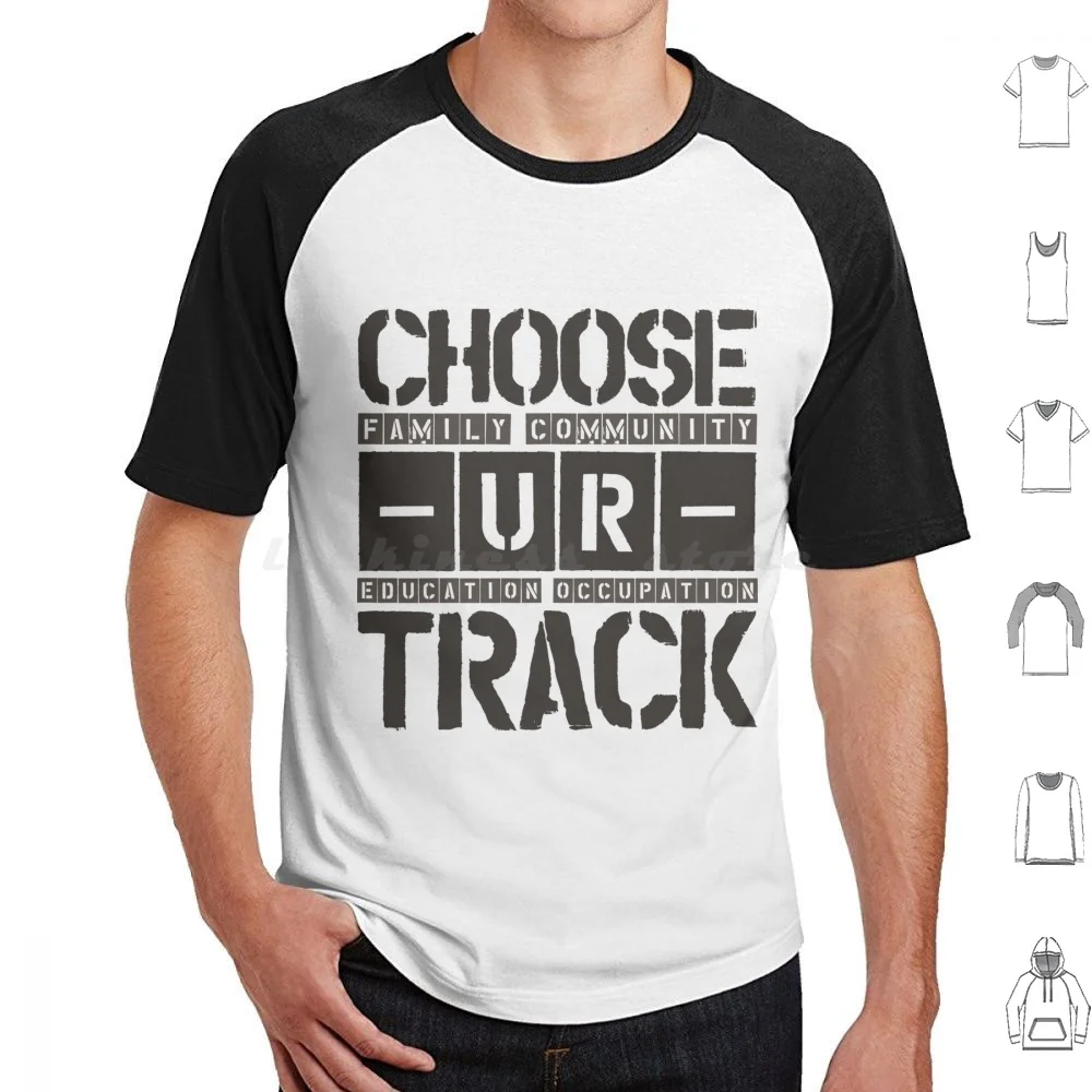 اختر Ur Track تي شيرت 6xl قطن رائع تي شيرت اختر المسار