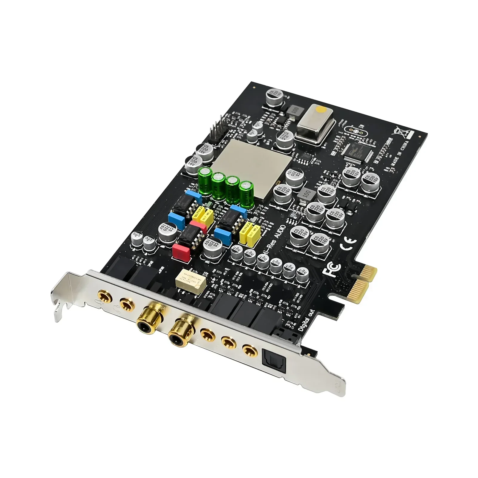 SUNWEIT ST111 PCIe CM8828 Pro TCXO HD Audio Sound Card