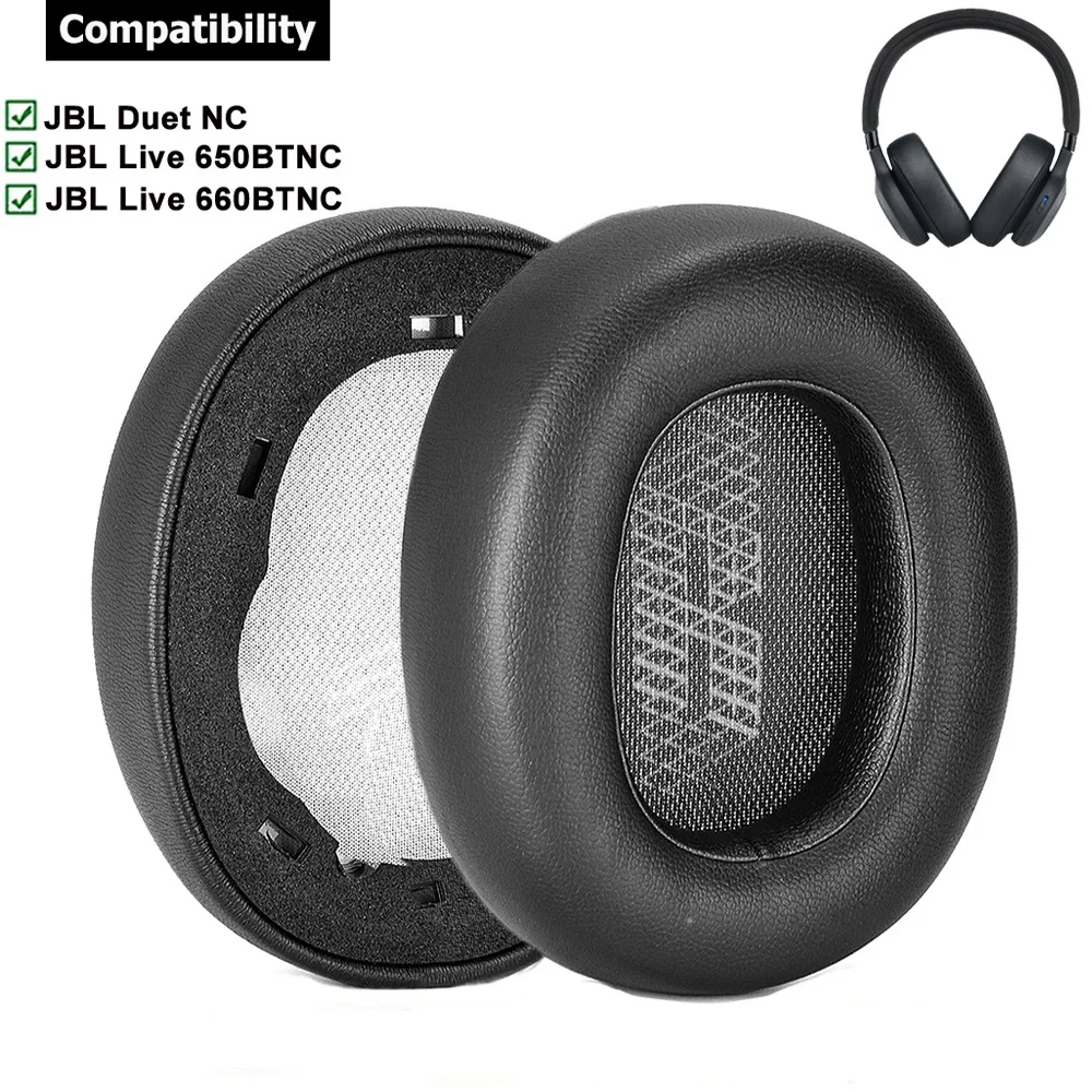 Replacement Sponge Cushion Earpad Ear Pads for JBL Live 650btnc Live 660 BTNC EarPads for JBL Live Headphone Gaming Earpads