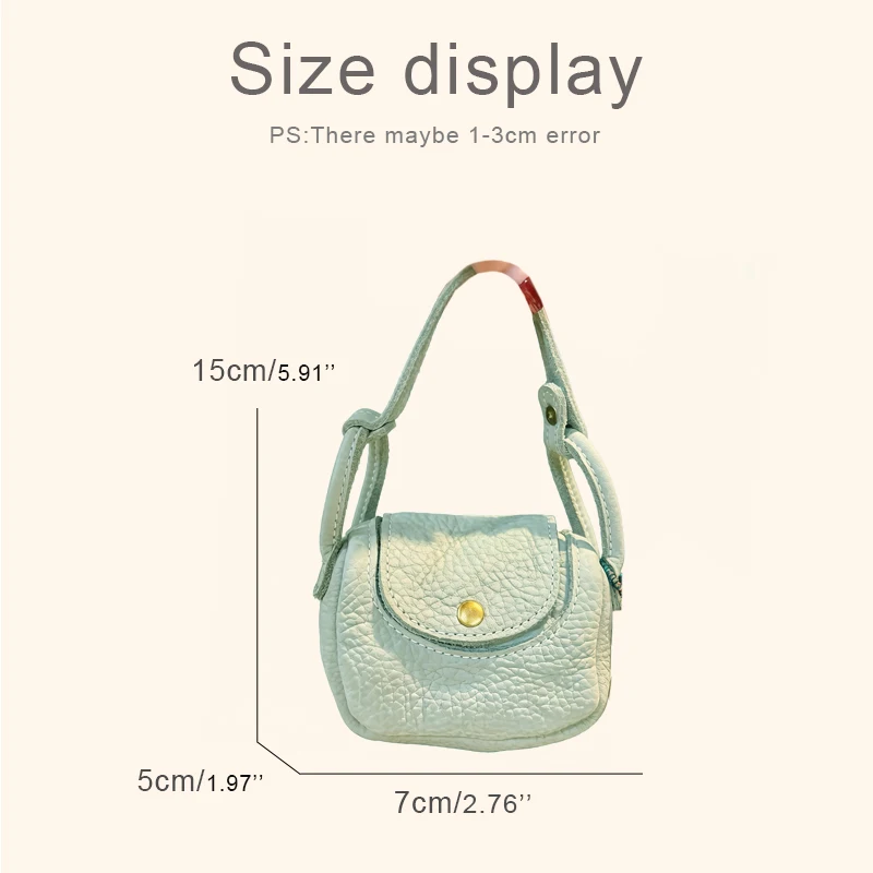 Fashion Super Cute Mini Box Bags For Women Luxury Designer Handbags Purses 2026 New In PU Grain Top Handle Button Chain Shoulder - view 2