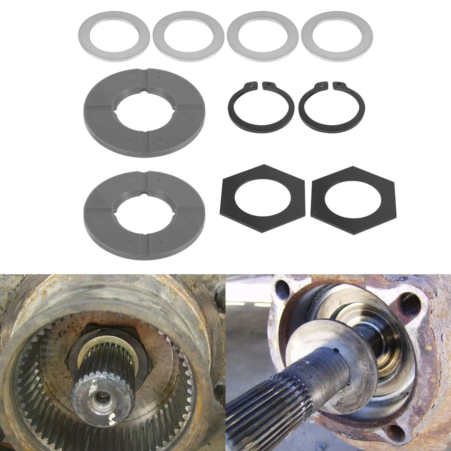 

Комплект упорных шайб TM, комплект упорных колец 50 60, сверхмощные, совместимы с F250 F350 Trip 98-04,41784-2 47766, наборы упорных шайб