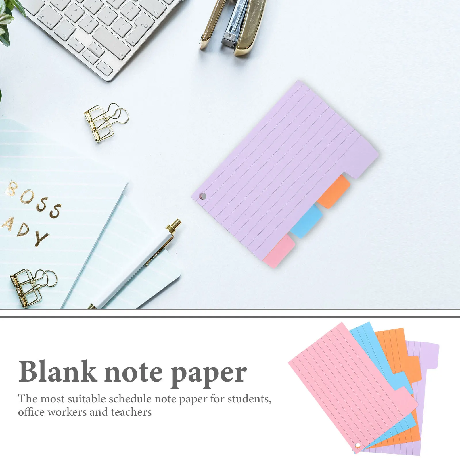 

100 Sheets Index Convenient Message Writing Pads For Students Office Workers Teachers Schedule Planning Paper