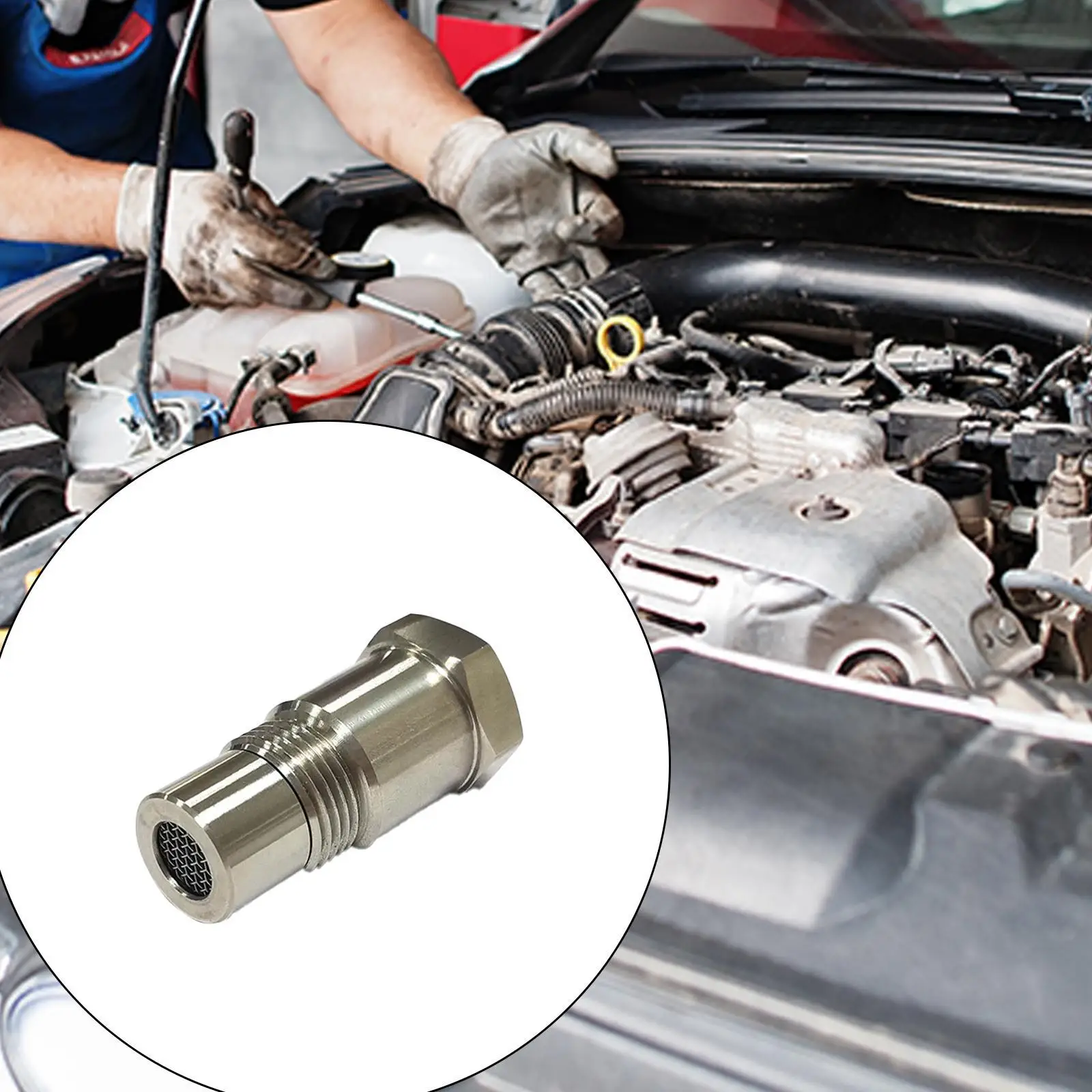 

M18x1.5 Thread Oxygen Sensors Plug Stainless Steel for Automobile