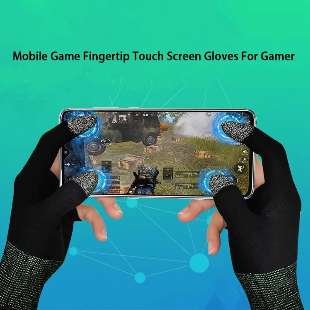 Sleeve Gloves Breathable PUBG Hand Cover Gaming Finger Cover Gamer Fingertips Sleeve Mobile Games Touch Screen Thumb Gloves