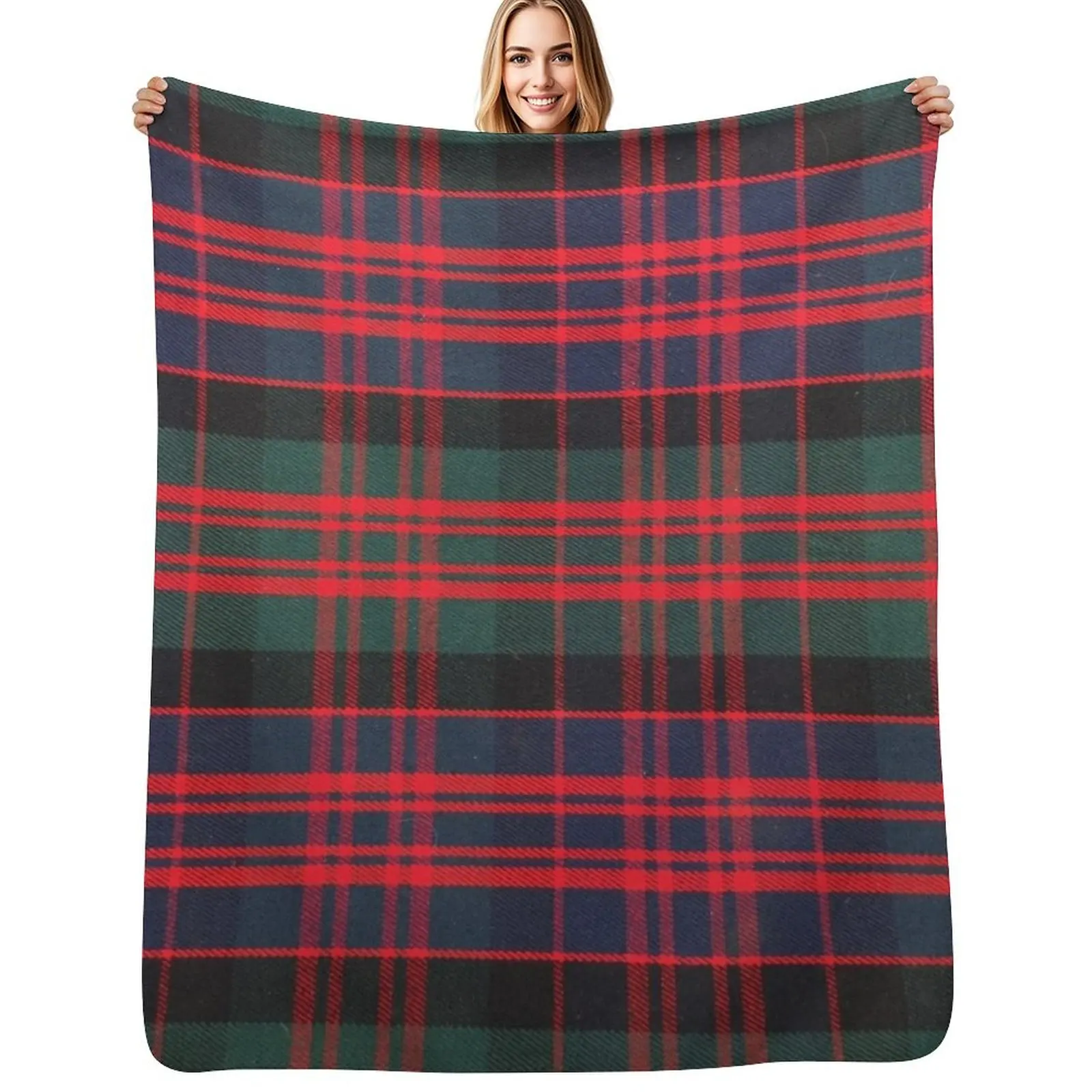 

Modern MacDonald Throw Blanket Hairys Beach warm winter Flannel Blankets