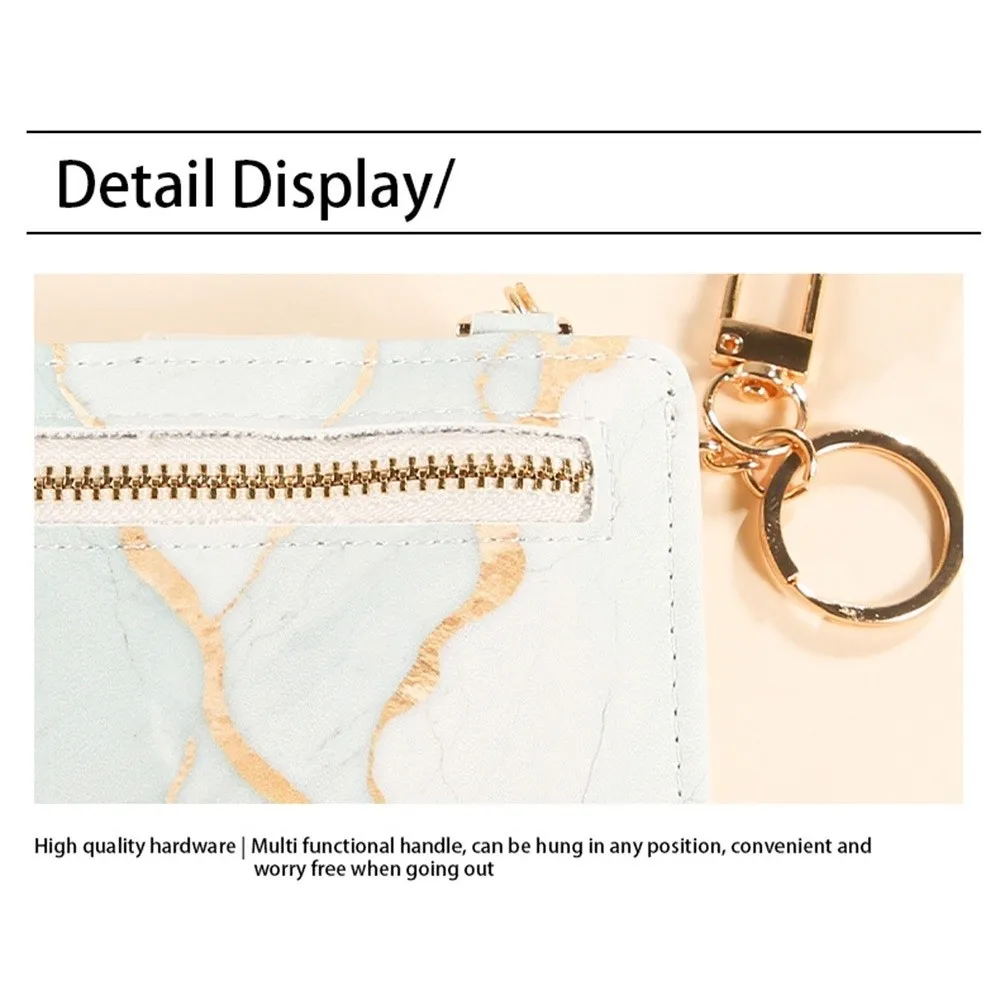 Portable Floral Women Wallet PU Leather Large Capacity Credit Card Holder Multipurpose Gift Card Pouch