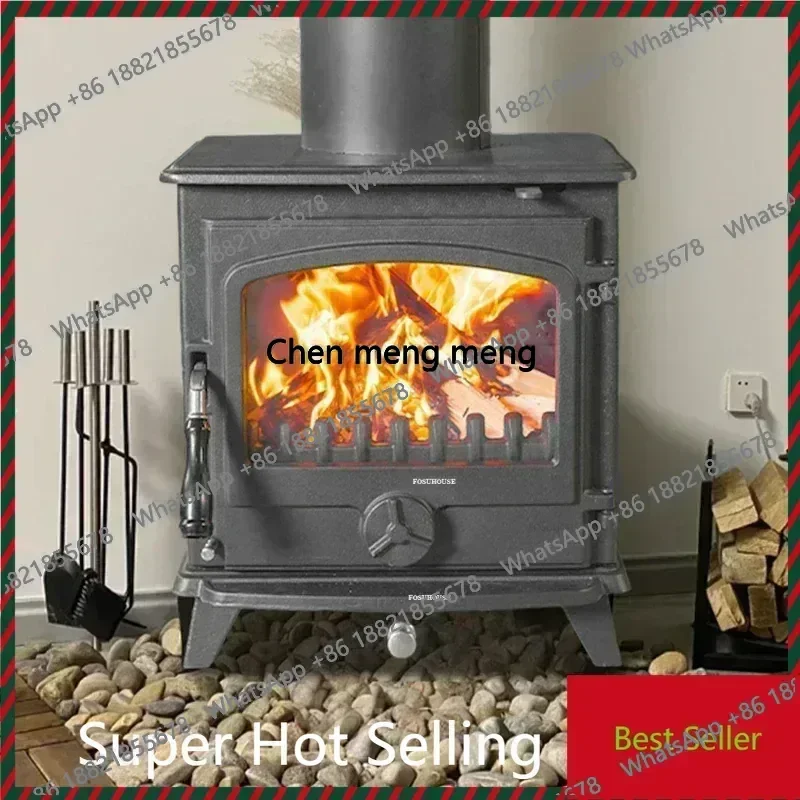 

Z0189American Cast Iron Fire Fireplaces Creative Firewood Heating Stove Household Villa Rural Decorative Fireplace for Living Ro