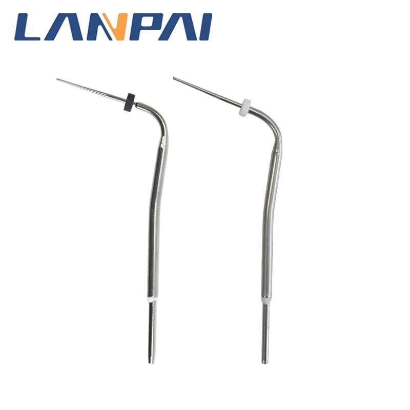 Ferramentas De Laboratório De Odontologia, Obturação Dental Gutta Percha, Pontas Prateadas, Boa Condutividade Térmica, Alta Taxa De Aquecimento, 2Pcs