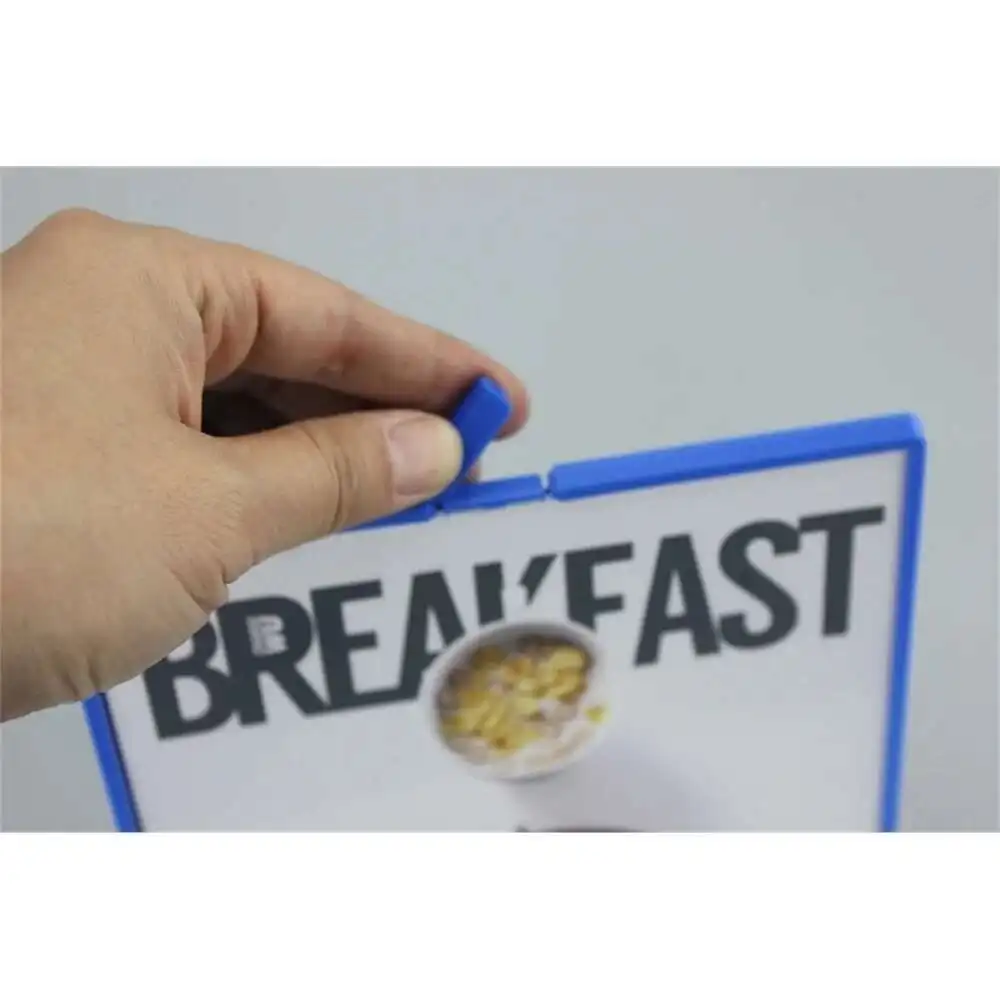 A4 Table Menu Sign Display Card Tag Label Holder Frame Price Menu Display Stand Billboard Rack Table Picture Frame Display Rack