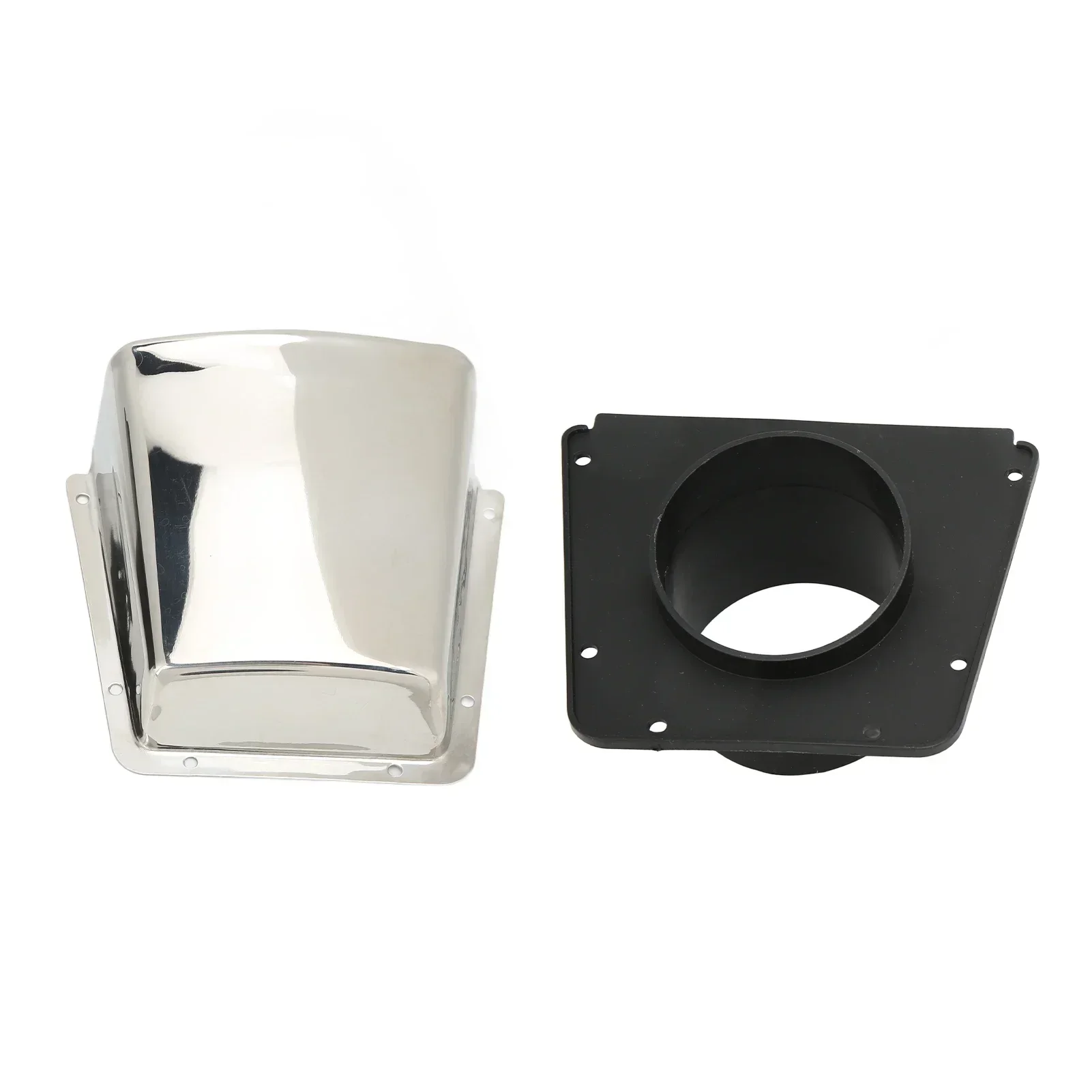 Marine Vent Cover 304 Stainless Steel with Nylon Base Moisture Proof for Boats Yachts Cowl Ventilator Cover Accessory