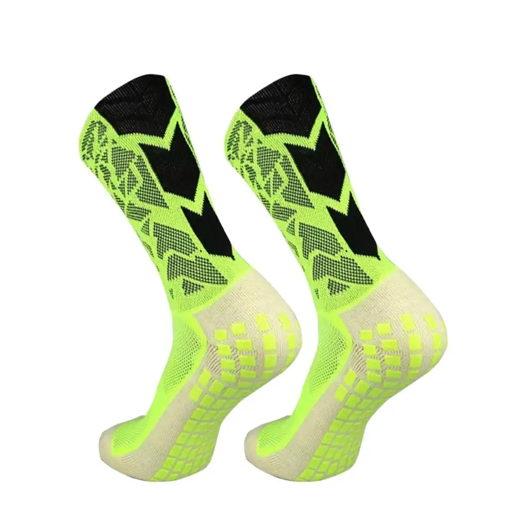 

Breathable Baseball Sport Socks Wear Resistant Sweat Absorbent Cycling Socks Anti-slip Elastic Calf Socks
