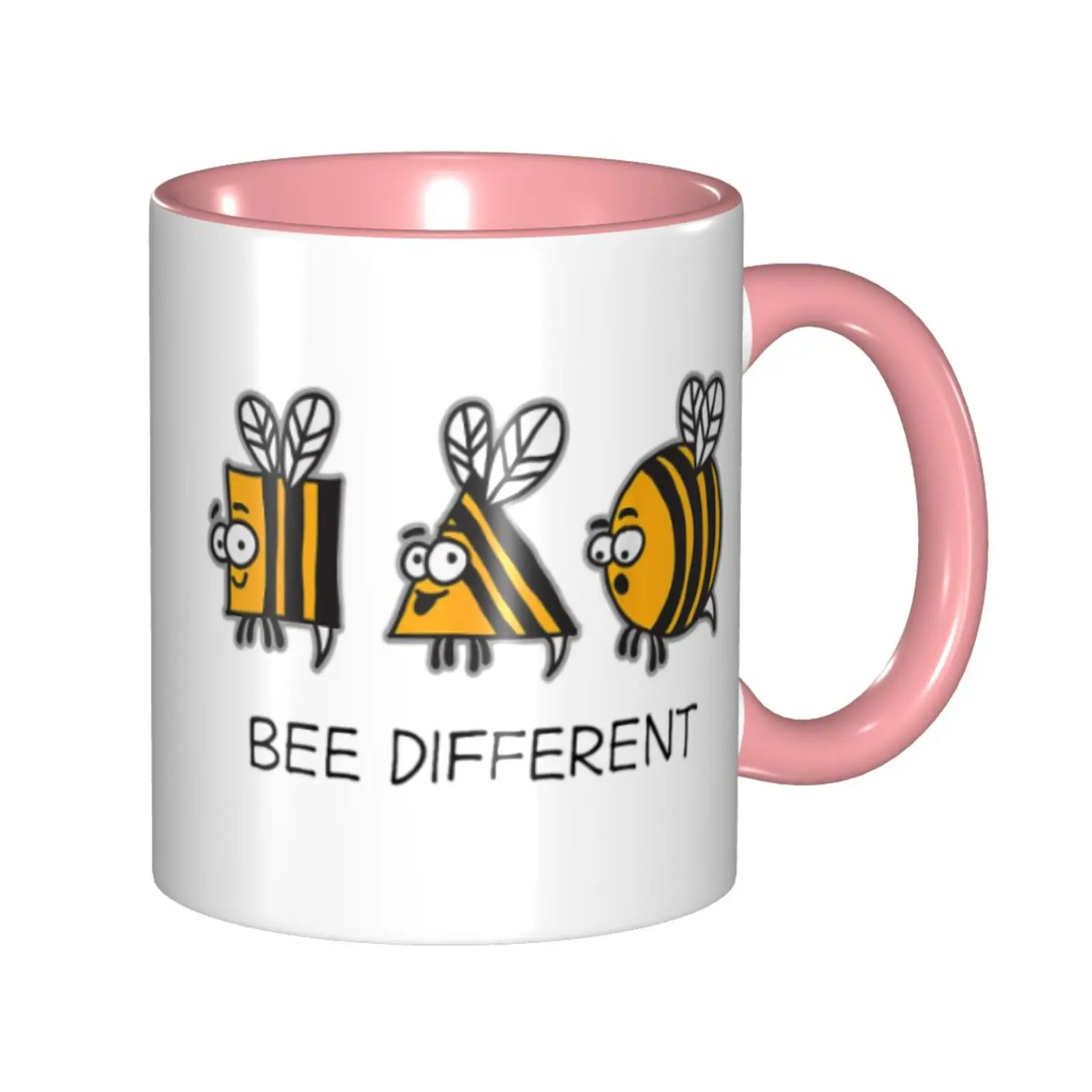 Custom Bee Different Weird Unique Funny Beekeeper Mugs Men Women Gifts Novelty Coffee Ceramic Tea Cups White 11 oz mug