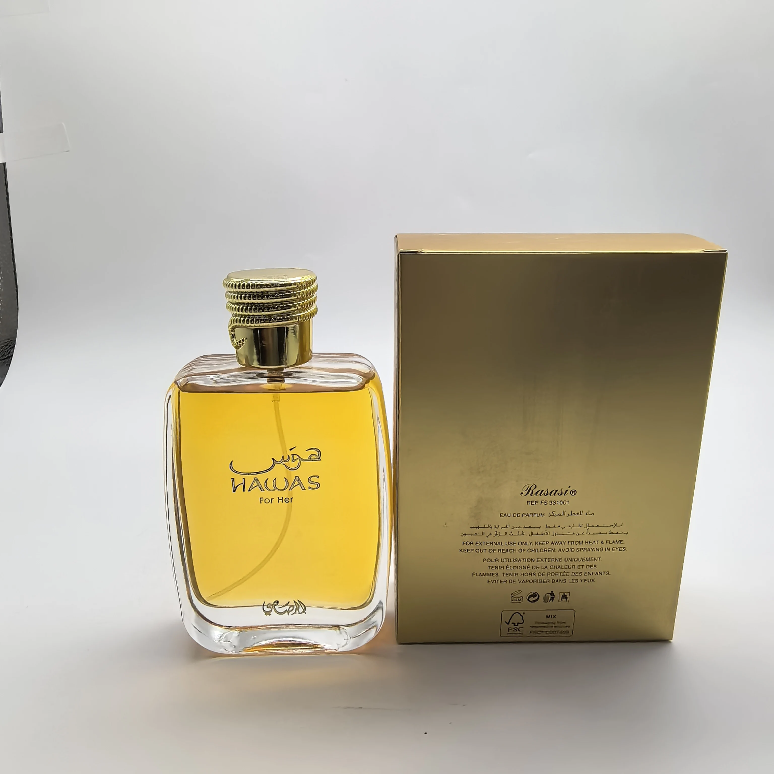 Rasasi Hawas لـ EDP 3.4oz / 100ml - عطر سويت فلورال فروتي يدوم طويلاً، هدية فاخرة لعيد الميلاد #1
