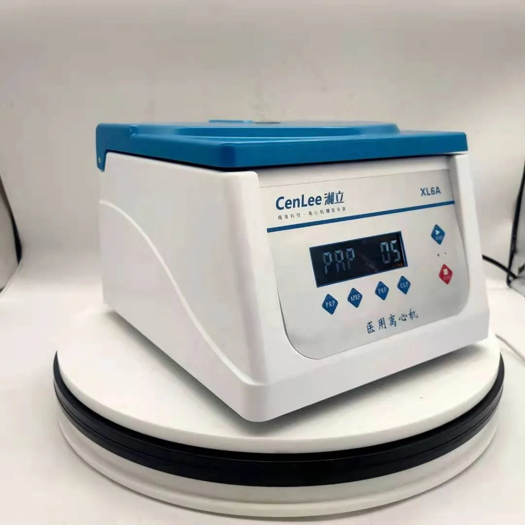 CenLee XL6A Factory Price CGF PRF Centrifuge Angle Rotor 8x10ml Bench Top Dental Centrifuge Clinical Centrifuge Machine