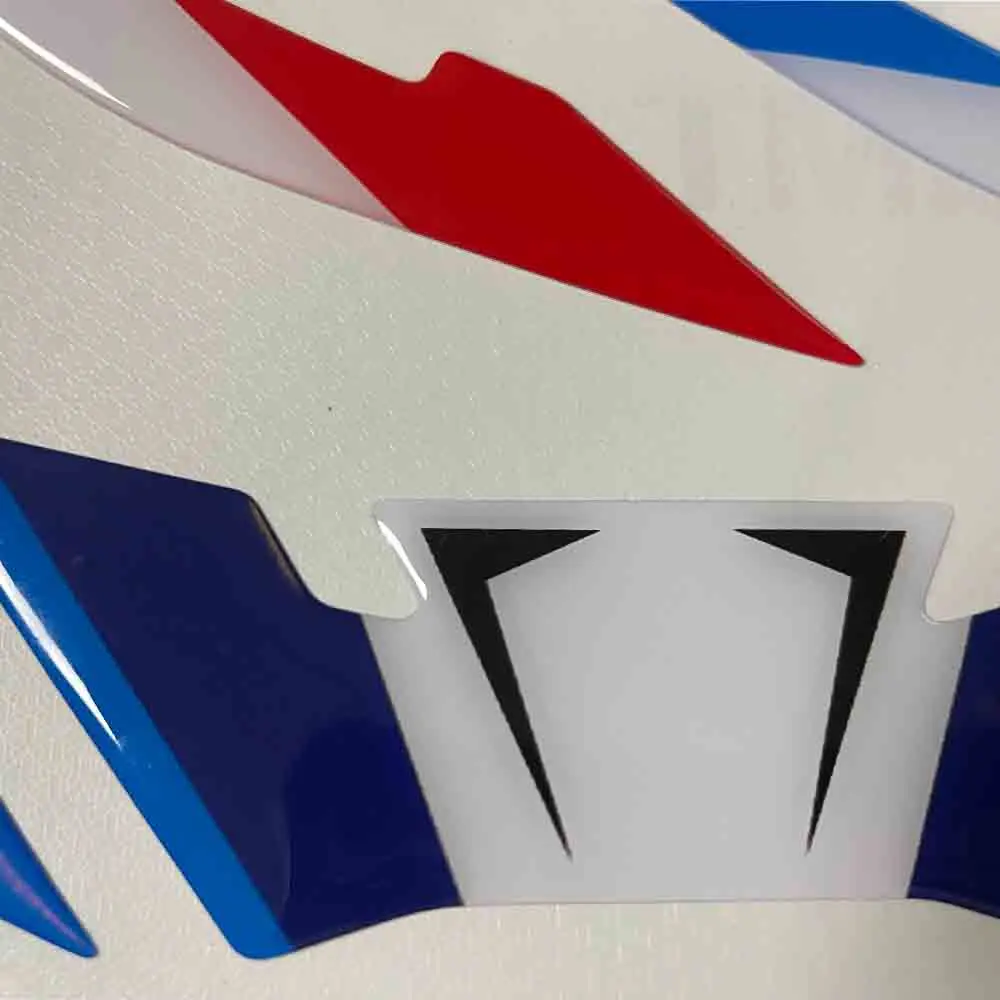 Motorsport 2024 M untuk BMW S1000RR 2023-2024 Kit Stiker Pelindung Cat Gel Pelindung Spoiler Hidung Depan Sepeda Motor