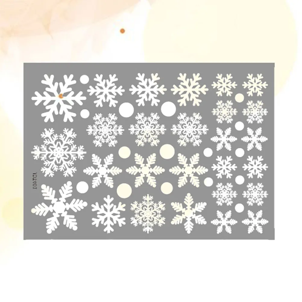 

5 Pcs Christmas Window Decals Snowflake Wall Sticker Snowflakes Decoration Cling