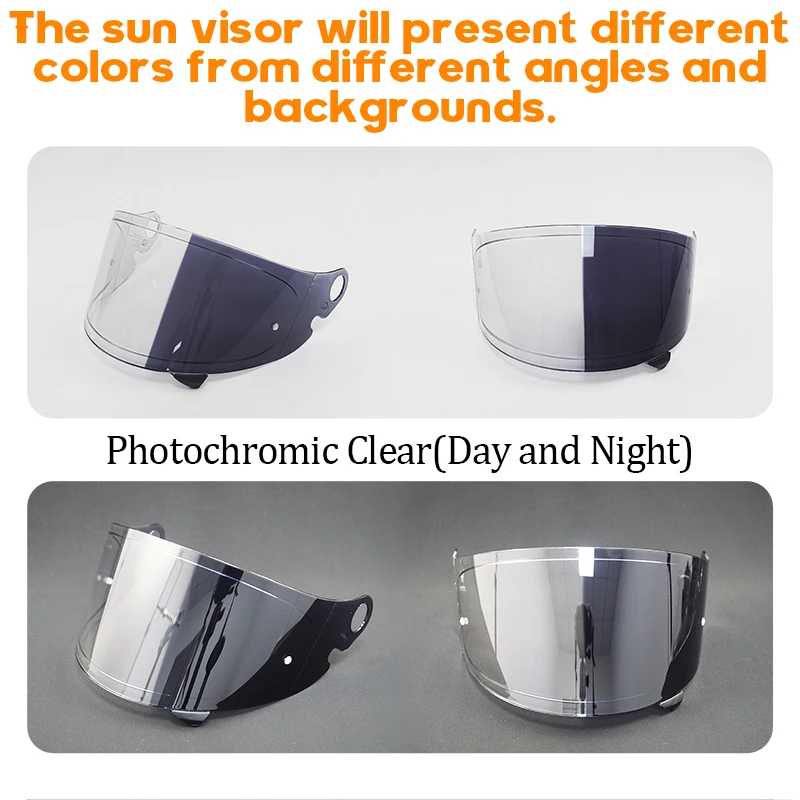 photochromic Motorcycle sun visor shield For SHOEI Glamster CPB-1V Replacement Helmet Visor,Electrochromic & Aurora,UV