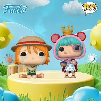 Funko POP 原創海賊王 路飛 娜美 兔八哥 山治 索隆 可動人偶 玩具 男孩女孩禮物 收藏模型擺件 12 最佳銷售 Funko 魯夫 - №3