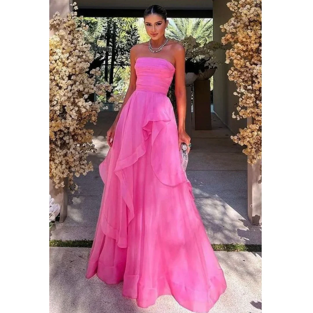 Women Evening Dress 2024 Luxury Dresses Gala Elegant Gowns Prom Gown Formal Party Suitable Request Occasion Wedding Customized