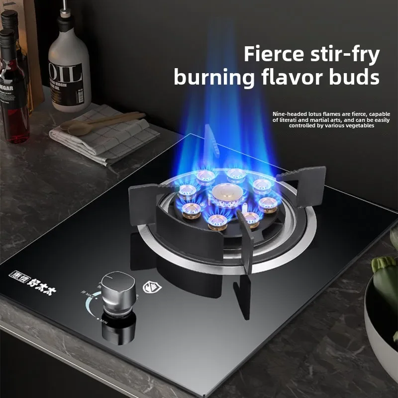 Gas stove Single stove Household energy-saving  Liquefied natural gas Embedded desktop single-eye timing fire stove