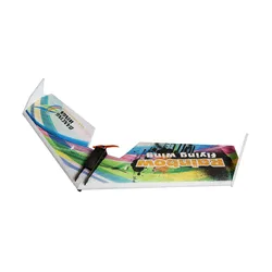 EPP Airplane Model Kit, RC Plane, Rainbow Fly Wing, 800mm Wingspan, Tail Push Version, DIY Airplane