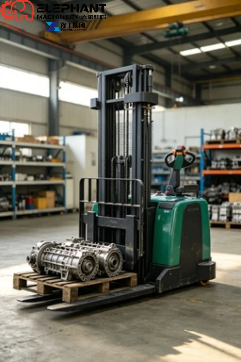 1.5ton 1500kg Electric Pallet Stacker, 4500mm 4.5m Lifting Height CE Certified For Warehouse Pallet Stacking
