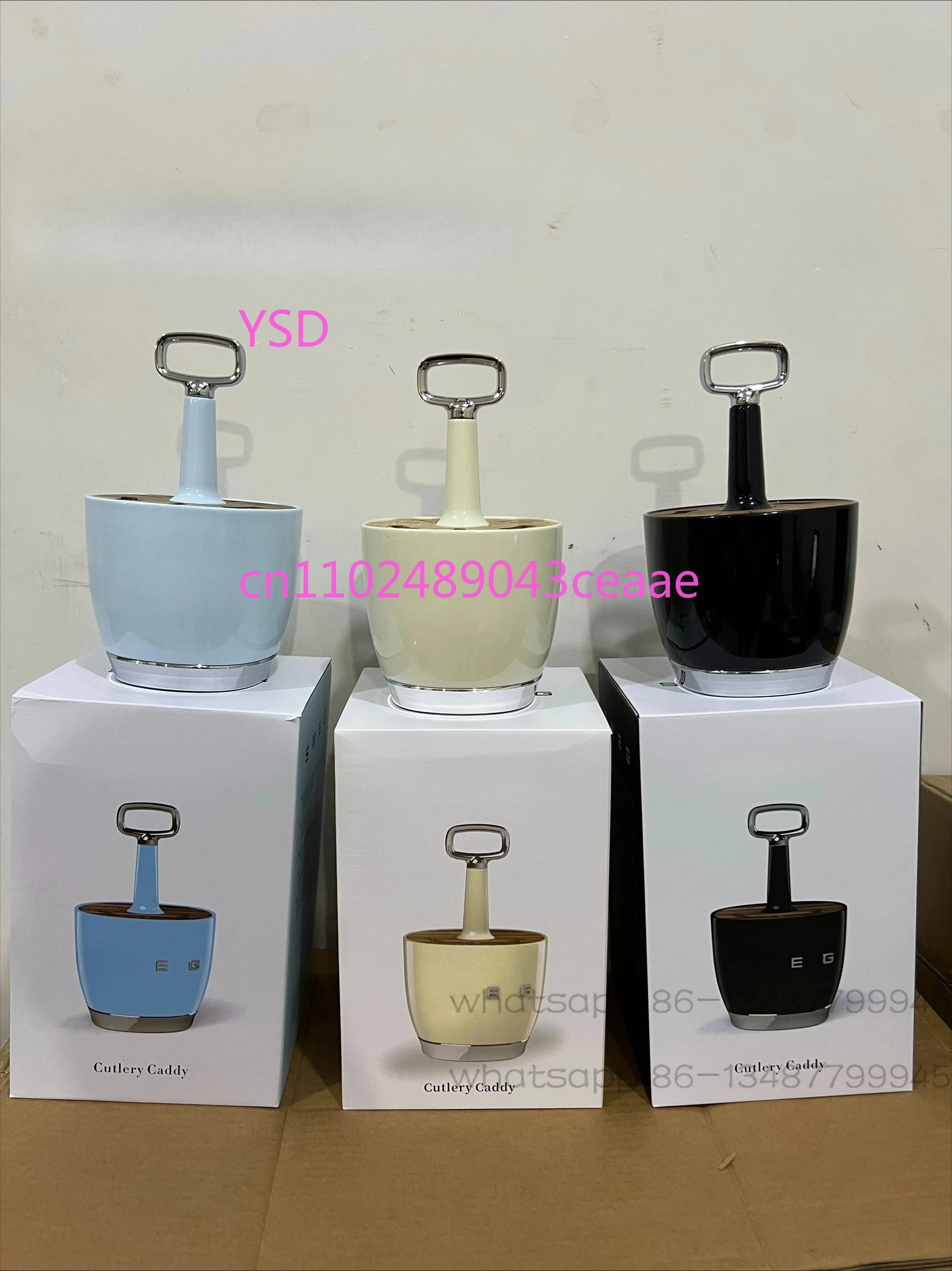 Knife and Fork Holder Retro Western Tableware Storage Rack Stainless Steel Western Food Knife, Fork and Spoon Storage Box