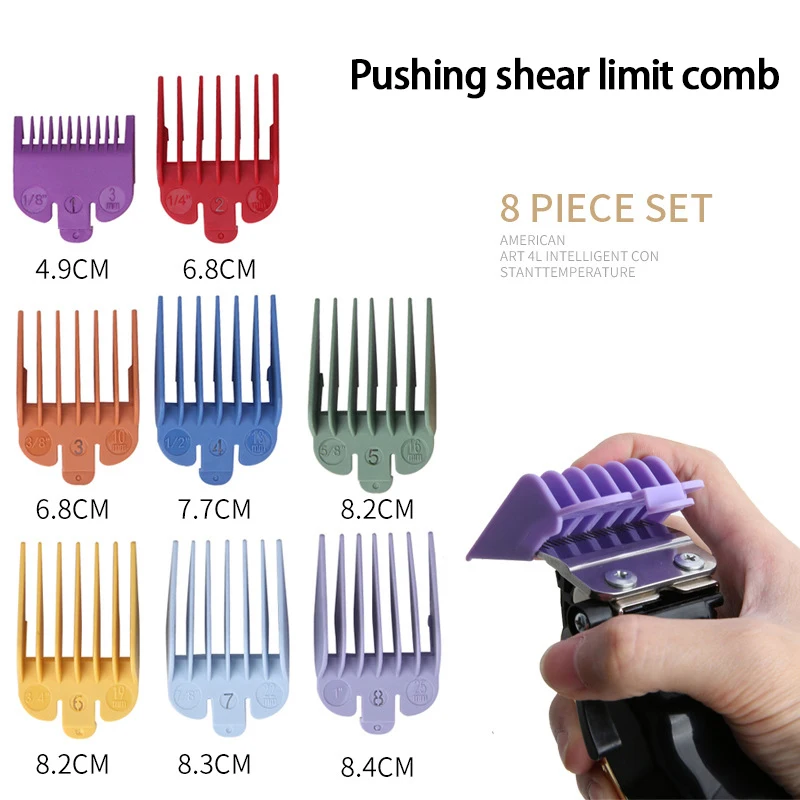 2/4/10pcs Limited Comb Hair Clipper Guide Comb Cutting Limit Combs Standard Guards Attach Parts Electric Clippers Accessories