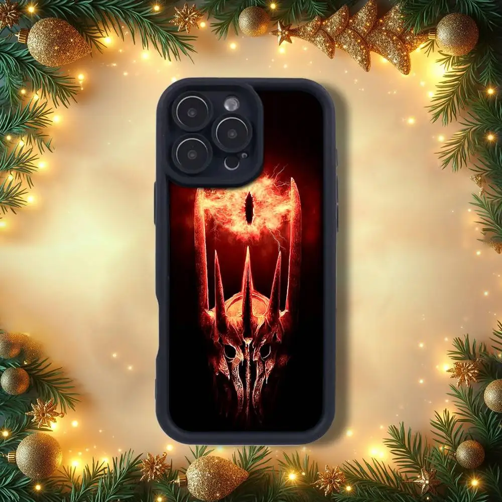 حافظة هاتف G-Gandalf A-Aragorn Movie emery باللون الأسود لهاتف iPhone 15,12,17,14,11,13,16,Pro,Air,Plus,Max,SE4,E غطاء سيليكون