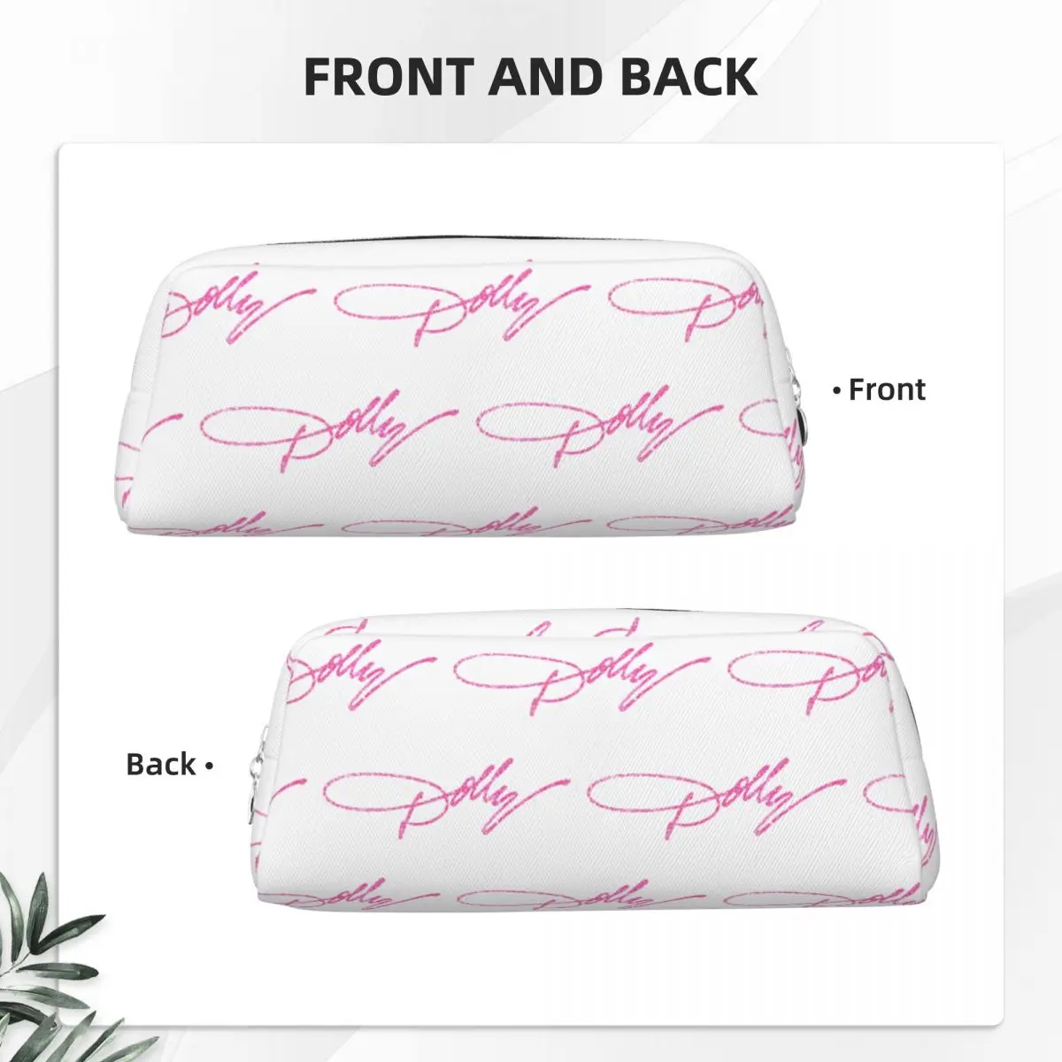 Dolly Parton Pink Sparkle Pencil Cases for Students School Pen Box Pencil Bag Pencil Pouch Storage Stationery Supplies