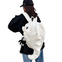 Cartoon Dinosaur Kawaii Backpack College Bag For Boy Girls Unisex Multifunction Waterproof Travel  Bag Fashion Funny School Bag