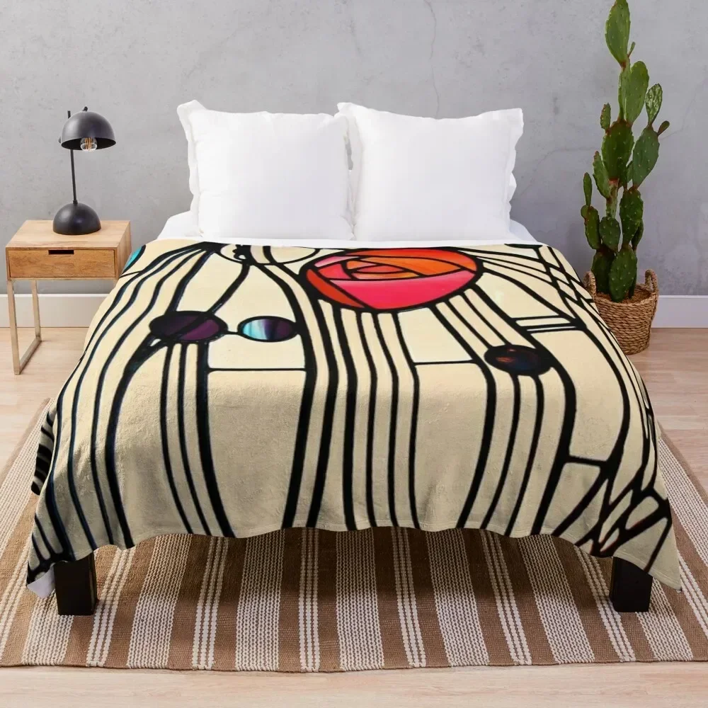 

Charles Rennie Mackintosh design Throw Blanket Sofa blankets ands Blankets