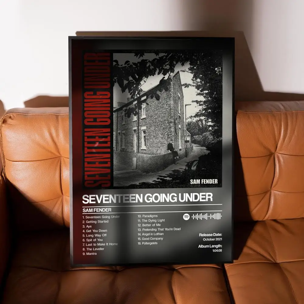 سام المصدات ألبوم المشارك ذاتية اللصق الفن ورق مقاوم للماء ملصق جدار الفن غرفة ديكور طباعة 50X70 ديكور المنزل #1