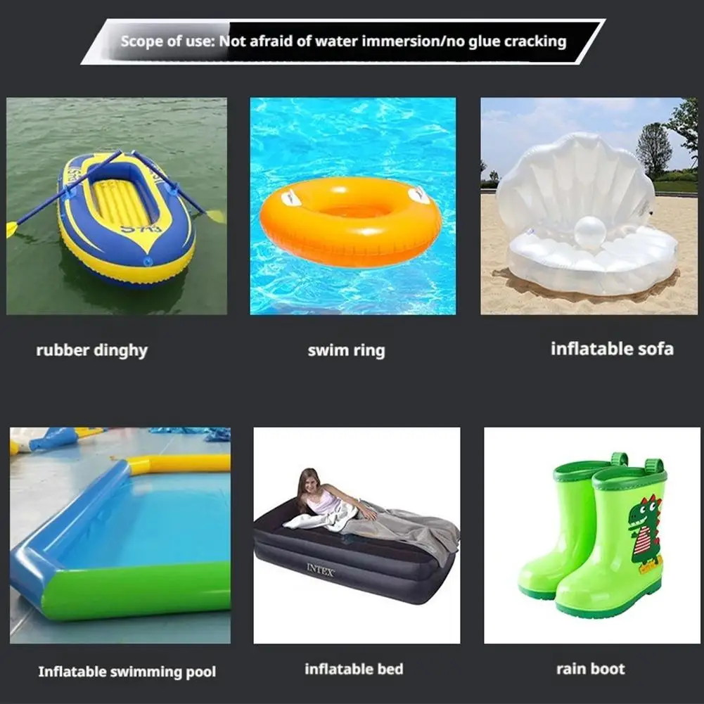 1/3/5Pcs PVC Adhesive Inflatable Boat Repair Glue SUP Repair Glue Tubes Inflatable Boat Paddle Board Kayak Tube Repair Glue