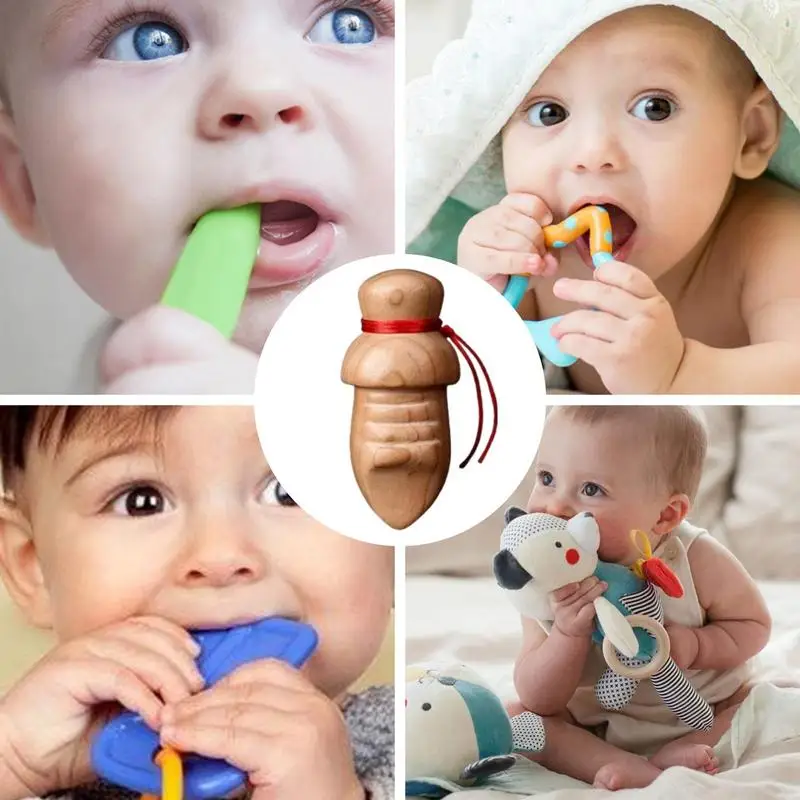 Wooden Toddler Toys Montessori Teething Toys For Toddler Chewing Multifunctional Flexible Early Educational Puzzle Toys Toddler