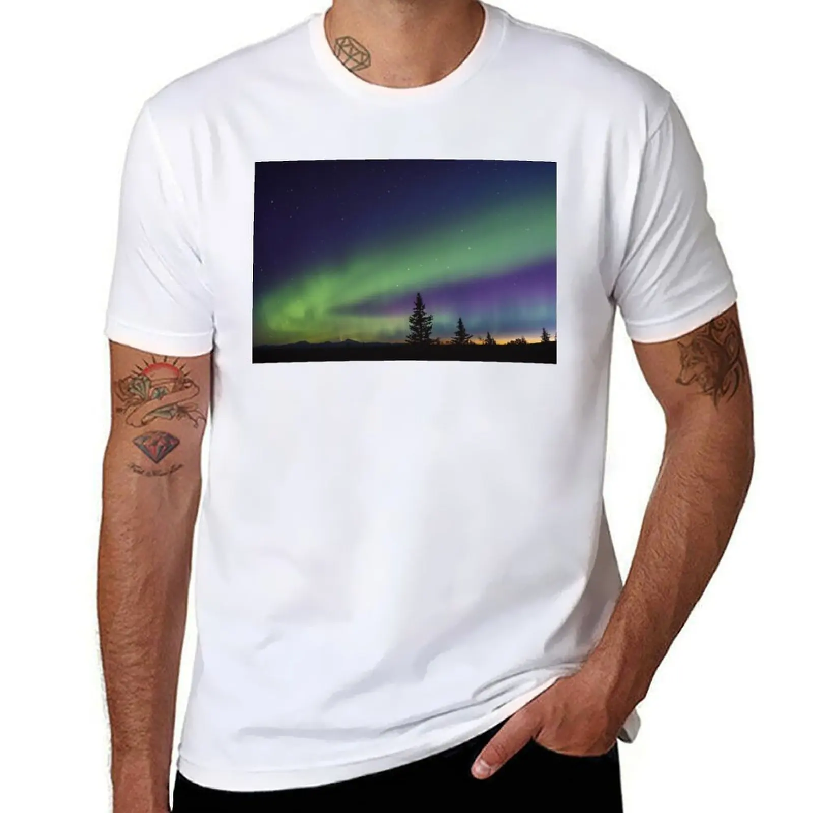 Aurora Dip Into Dawn T-Shirt Plus Size All Match Tee Shirt