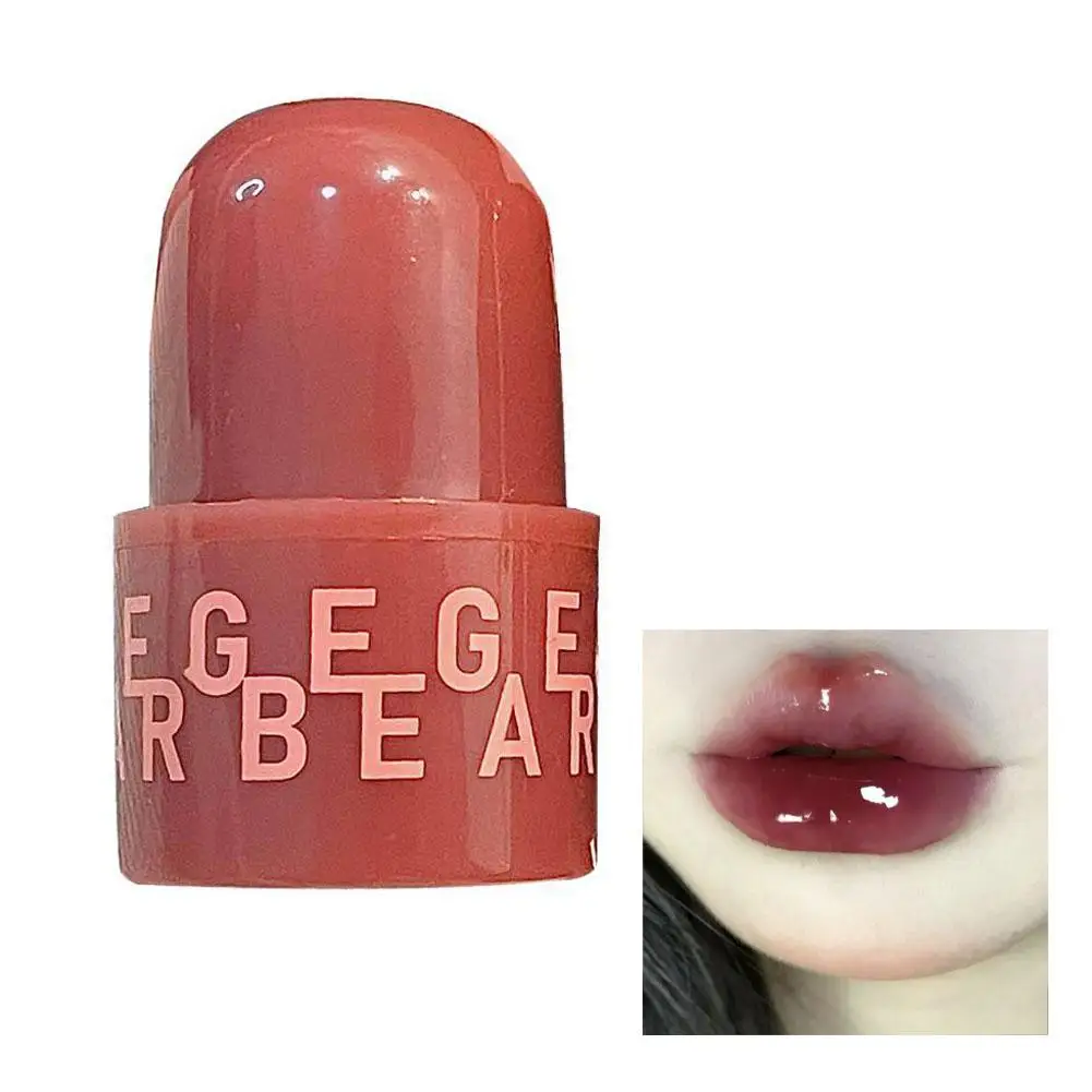 Feuchtigkeit spendende Versiegelung Lippen gelee 6 Farben Glanz Spiegel Lippen Lippenstift dauerhafte Tasse Stick Lippenstift wasserdicht nicht glänzend flüssig lang u8z8