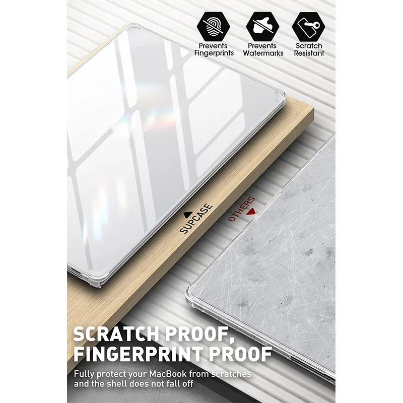 SUPCASE-funda protectora transparente para MacBook Pro, carcasa de 14 pulgadas, 2023/2021 UB, A2779 M2 Pro/ M2 Max/ A2442 M1 Pro/ M1 Max