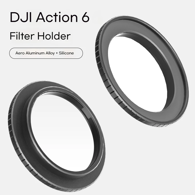 49mm Objektiv Filter Adapter Ring Rahmen Für DJI Osmo Action 6 Kamera Metall Filter Halter Für DJI Osmo Action 6 zubehör