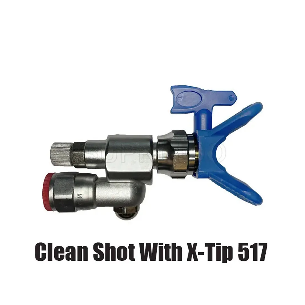287030 CleanShot Valve Set With Tip Shut-off Value Airless Spray Adapter Joint For High Pressure Spray Gun