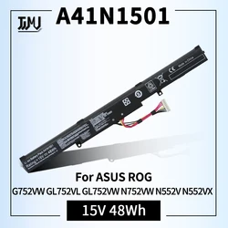 A41N1501 Battery 15V 48Wh Replacement for ASUS ROG G752VW GL752VL GL752VW N752VW N552V N552VX N752V Series A41LK9H L41LK2H