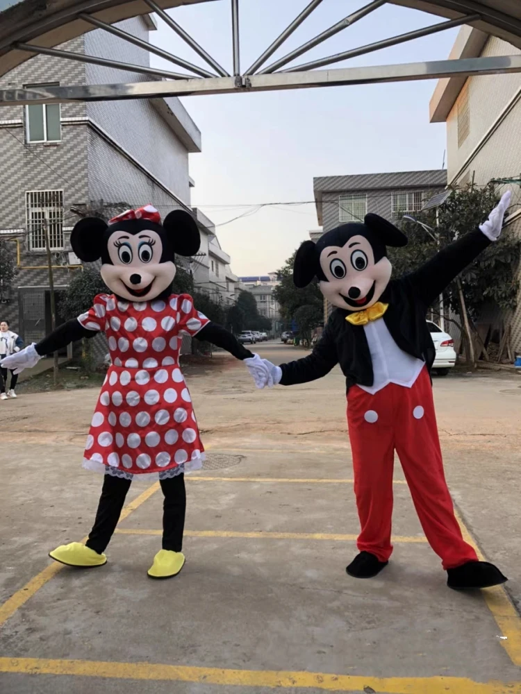 Mickey Minnie Mouse Cosplay Mascot Toy Costume Adult Anime Cartoon Advertising Party Large Plush Advertising Event Party Adult