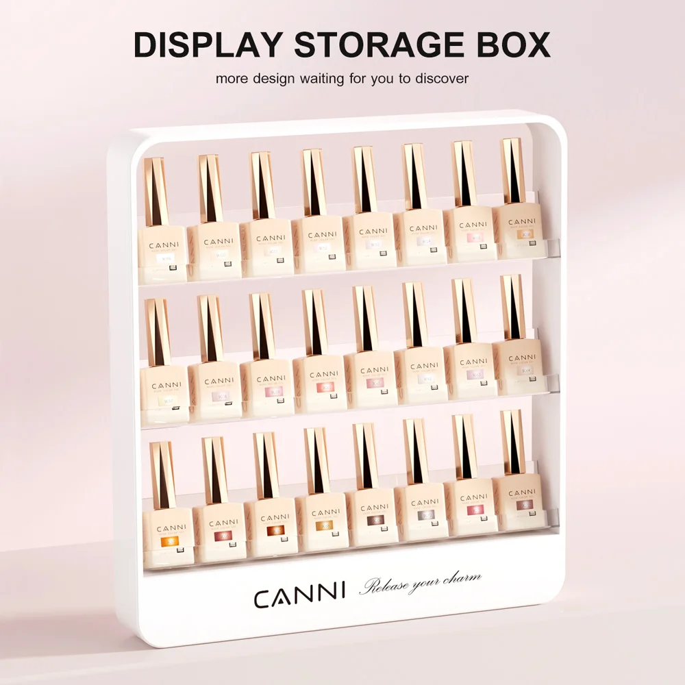 Nail Gel Display Storage Box (no gel) HEMA FREE Nail Gel Polish VIP Kit Color Card VENALISA CANNI Professional Nail Gel Varnish