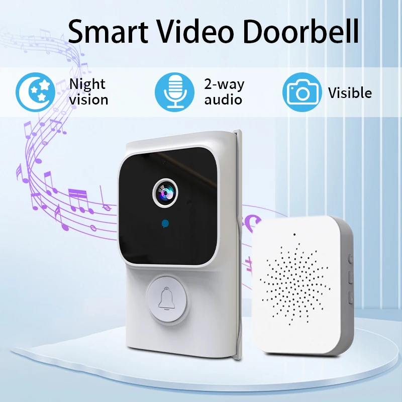 

Jeatone 2.4G WiFi Video Doorbell Tuya Smart Outdoor Home Wireless Video Intercom Night Camera Door Bell Access Control System